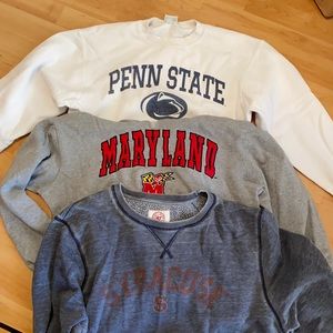 College sweatshirt bundle! $7 each